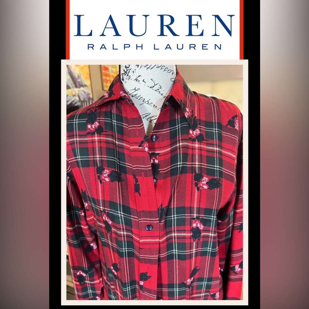 Lauren Ralph Lauren Scottie Dog Top - Picture 3 of 14